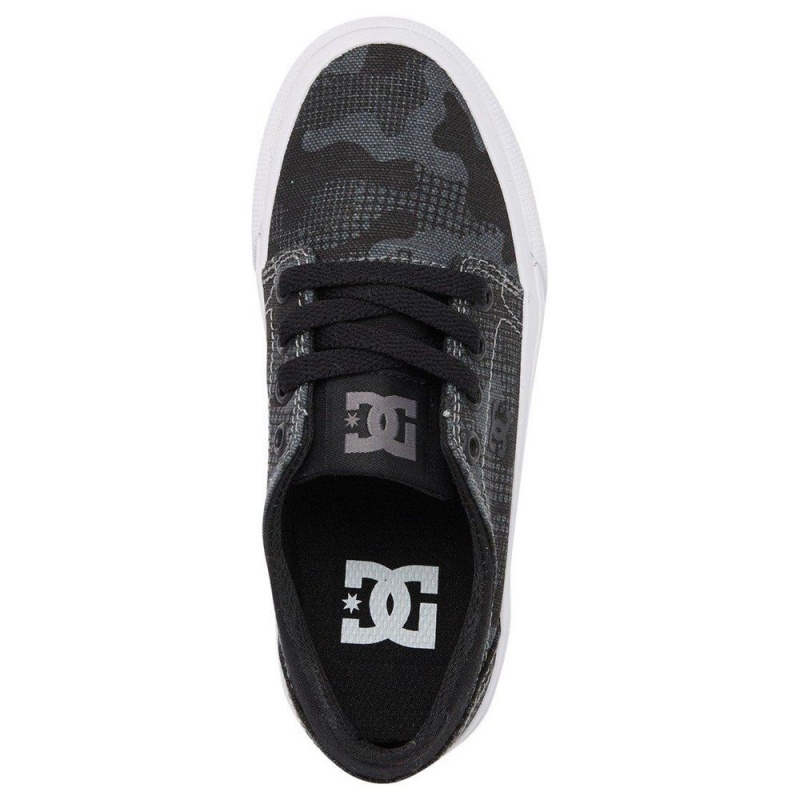 DC Trase Skateschuhe Kinder Schwarz | JQON-80712