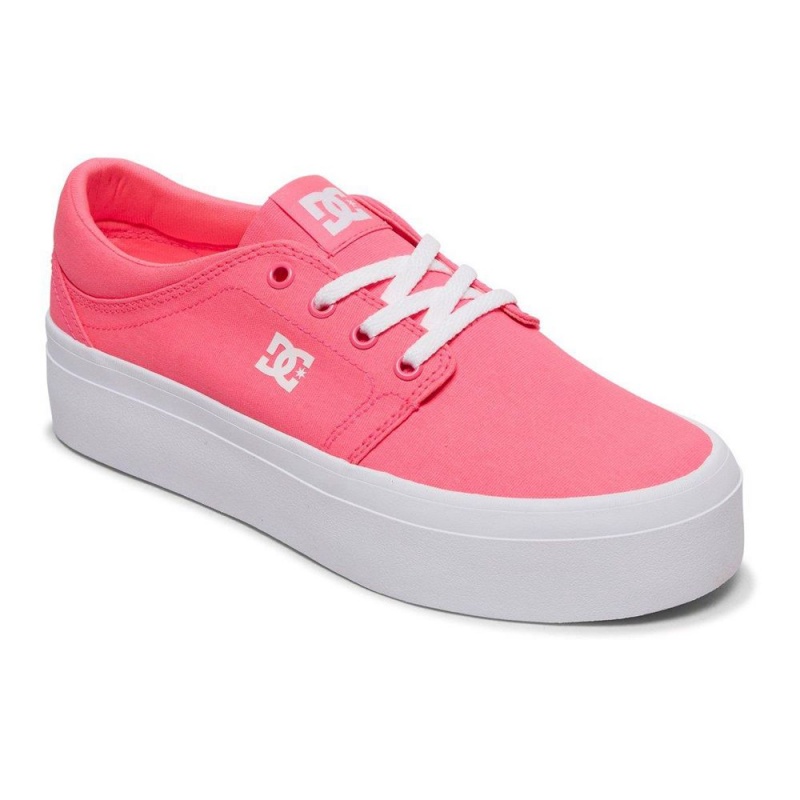 DC Trase TX Skateschuhe Damen Dunkelrosa | SEZM-79365