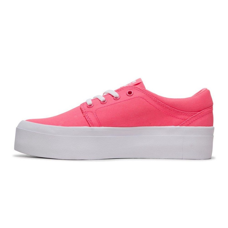 DC Trase TX Skateschuhe Damen Dunkelrosa | SEZM-79365