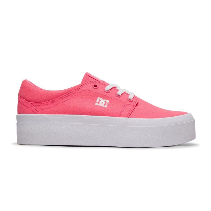 DC Trase TX Skateschuhe Damen Dunkelrosa | SEZM-79365