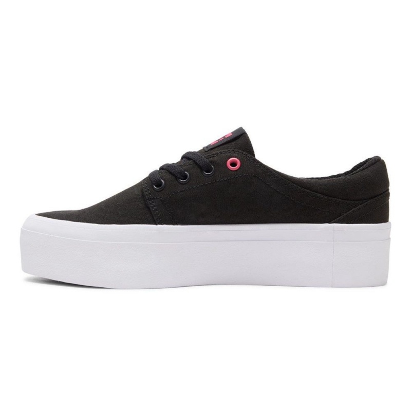 DC Trase TX Skateschuhe Damen Schwarz Rosa | SIYN-46815