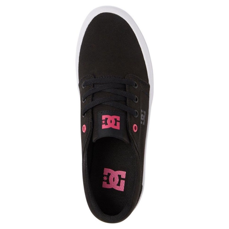 DC Trase TX Skateschuhe Damen Schwarz Rosa | SIYN-46815