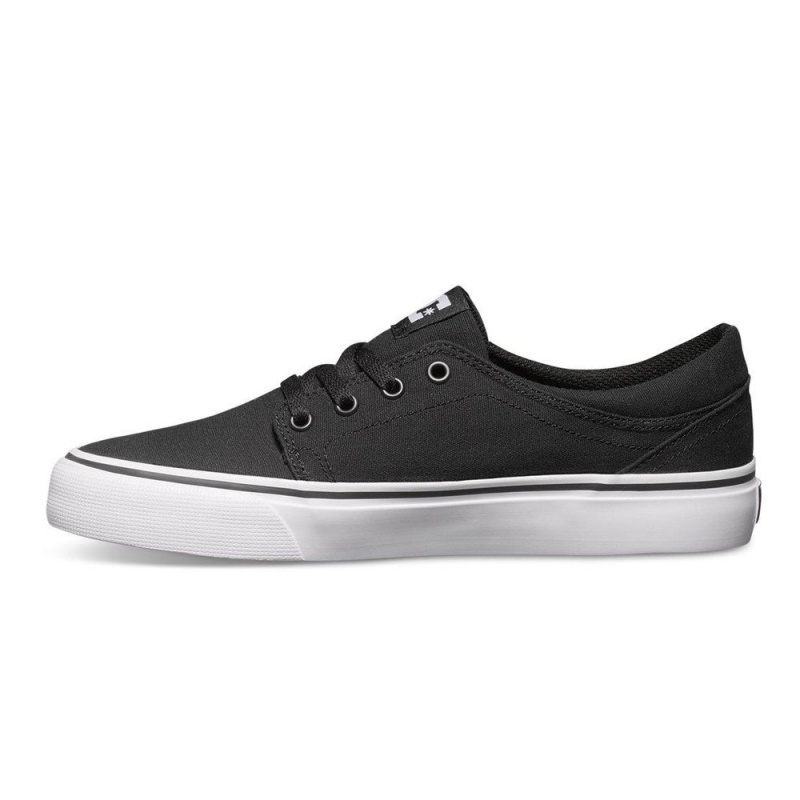 DC Trase TX Skateschuhe Herren Schwarz Weiß | UZSM-06593