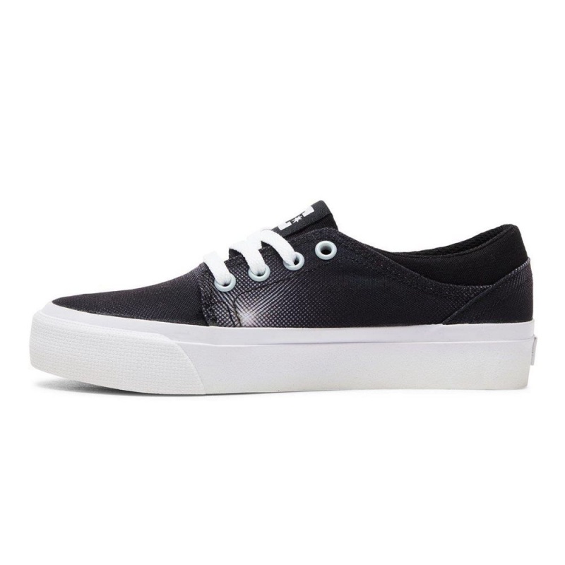 DC Trase TX Skateschuhe Kinder Schwarz Weiß | GPDC-21803