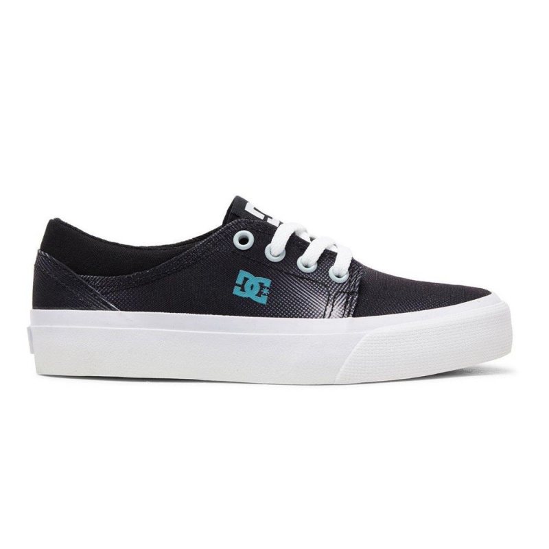 DC Trase TX Skateschuhe Kinder Schwarz Weiß | GPDC-21803