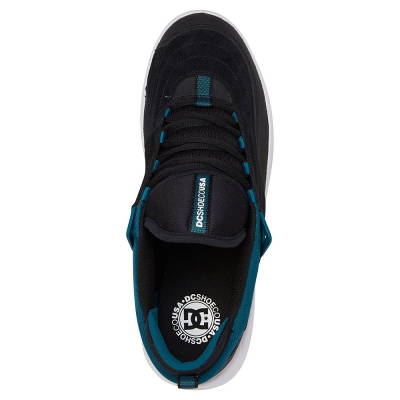 DC Williams Slim Sportschuhe Herren Schwarz Blau | XMCW-37561