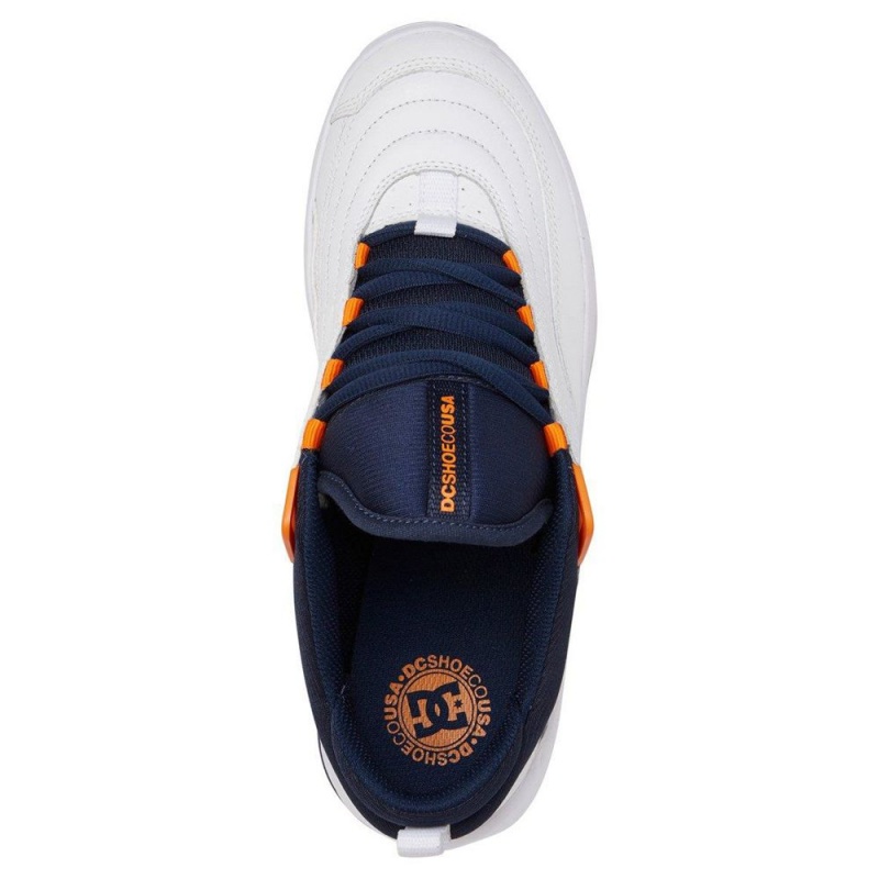 DC Williams Slim Sportschuhe Herren Weiß Navy | JXAR-53974