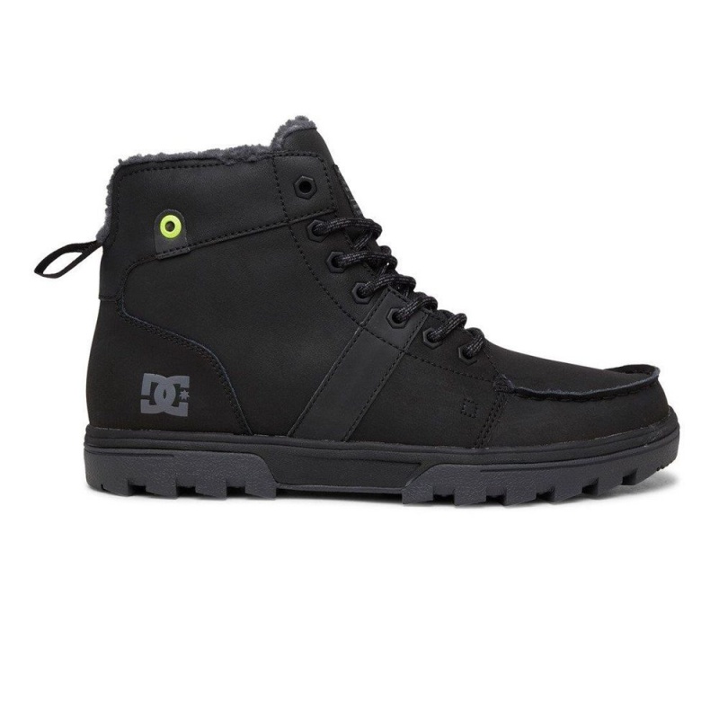 DC Woodland Stiefel Herren Schwarz | GXED-42675